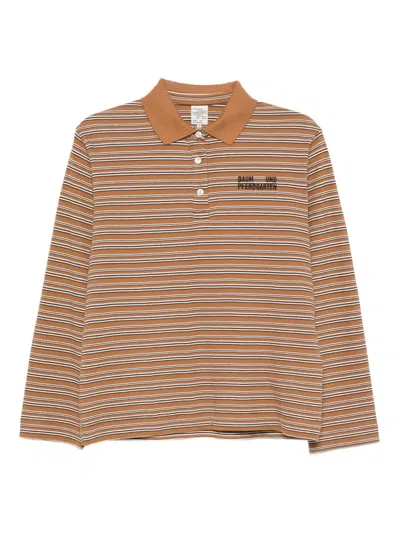 Baum Und Pferdgarten Jeanne Striped Long-sleeve Polo Shirt