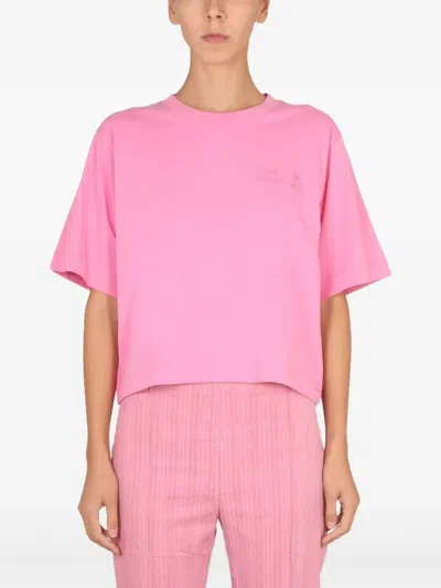 Baum Und Pferdgarten Jian Embroidered Organic Cotton Boxy Top