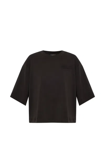 Baum Und Pferdgarten Jiana Logo-embroidered T-shirt In Brown