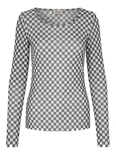Baum Und Pferdgarten Jodiana Checked Top In Black