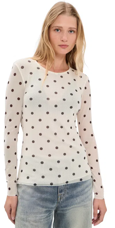 Baum Und Pferdgarten Jodie Top Egret Creme Dot In Neutral