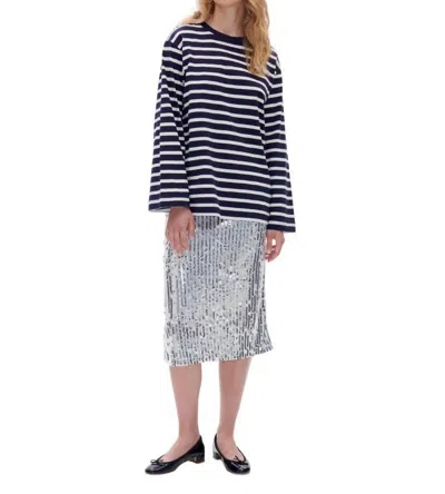 Baum Und Pferdgarten Jolette Skirt In Silver Mermaid In Multi