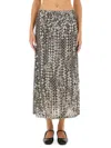 Baum Und Pferdgarten Joletty Sequin Skirt In Silver