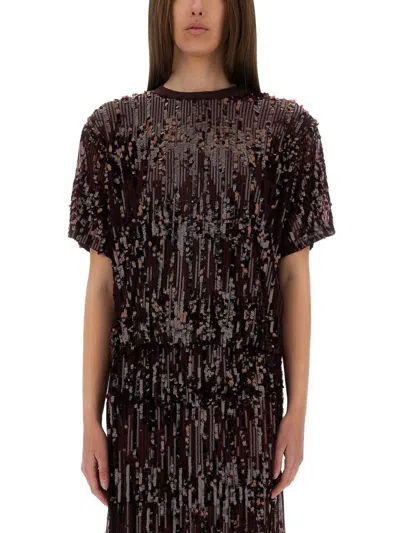 BAUM UND PFERDGARTEN BAUM UND PFERDGARTEN "JULI" TOP WITH SEQUINS