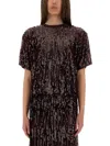 Baum Und Pferdgarten Juli Top With Sequins In Brown