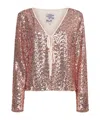 Baum Und Pferdgarten Juni Sequined Cardigan In Multicolor