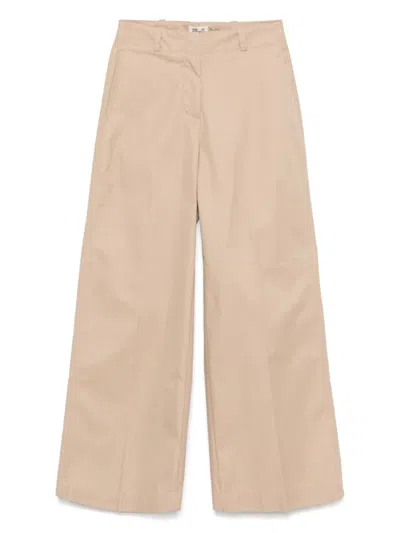 Baum Und Pferdgarten Logo-embroidered Trousers In Neutrals
