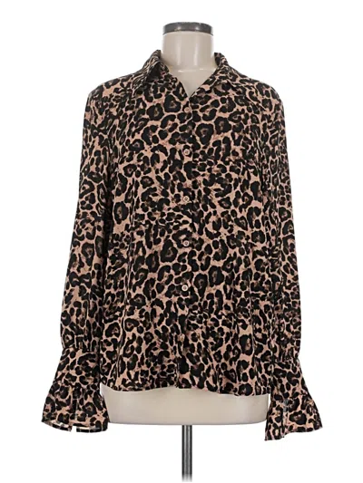 Pre-owned Baum Und Pferdgarten Long Sleeve Blouse In Black