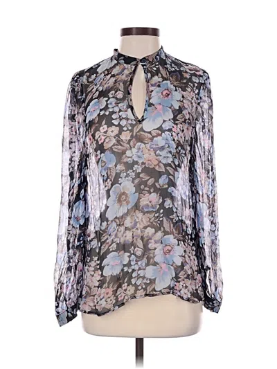 Pre-owned Baum Und Pferdgarten Long Sleeve Blouse In Silver