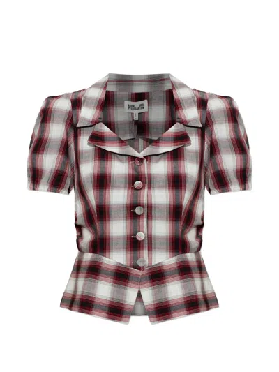 Baum Und Pferdgarten Macaia Checked Blouse In Multi