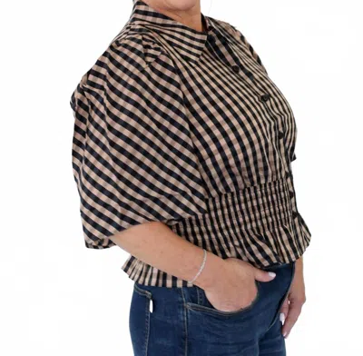 Baum Und Pferdgarten Malala Button Down Top In Print In Multi