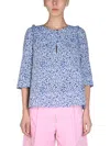 Baum Und Pferdgarten Melody Leopard Print Organic Cotton Blouse