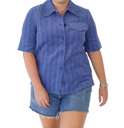 Baum Und Pferdgarten Margo Button Down Shirt In Blue