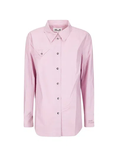 Baum Und Pferdgarten Marla Flap-pocket Shirt In Pink