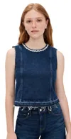 Baum Und Pferdgarten Medine Top Dark Blue Denim