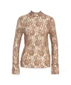 Baum Und Pferdgarten Meena' Lace Blouse In Brown