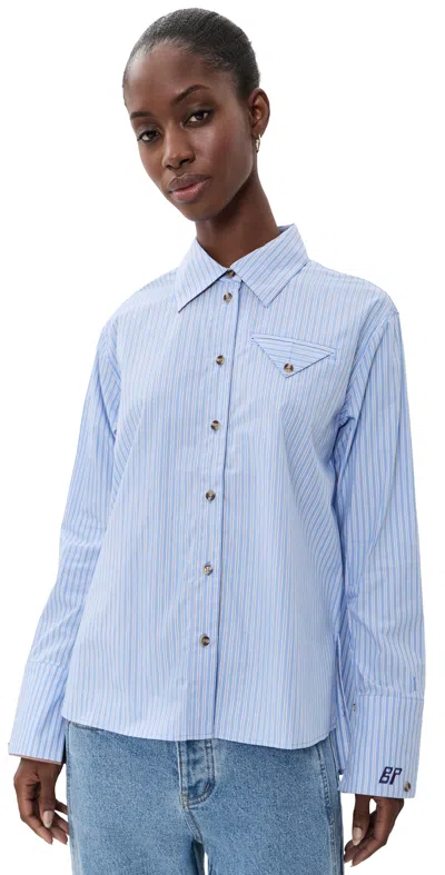 Baum Und Pferdgarten Melinda Button Down Light Blue Stripe