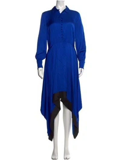 Pre-owned Baum Und Pferdgarten Midi Length Dress In Blue