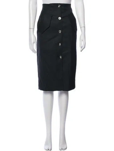 Pre-owned Baum Und Pferdgarten Midi Length Skirt In Black