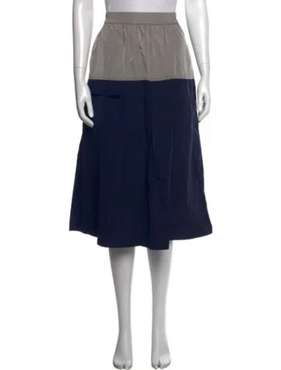 Pre-owned Baum Und Pferdgarten Midi Length Skirt In Blue
