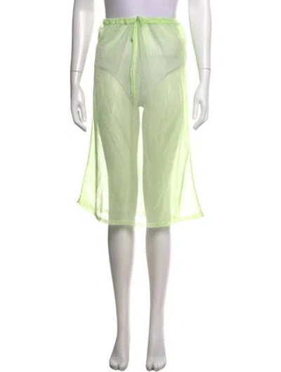 Pre-owned Baum Und Pferdgarten Midi Length Skirt In Green