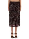Baum Und Pferdgarten Midi Skirt Jaino In Brown