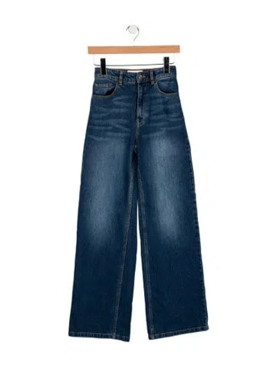 Pre-owned Baum Und Pferdgarten Mid-rise Straight Leg Jeans W/ Tags In Blue