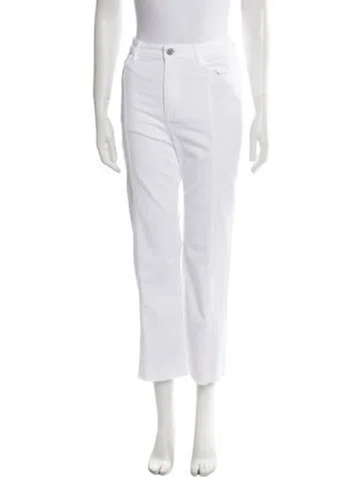 Pre-owned Baum Und Pferdgarten Mid-rise Straight Leg Jeans W/ Tags In White
