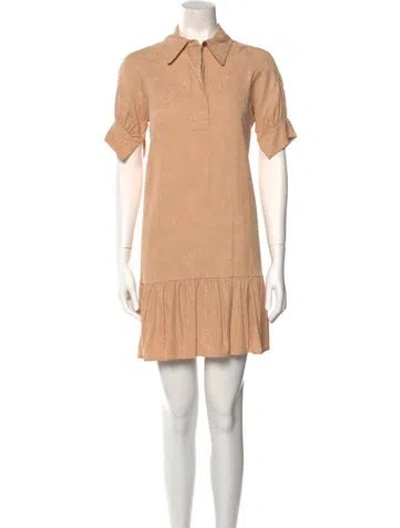 Pre-owned Baum Und Pferdgarten Mini Dress In Neutral