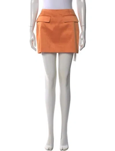 Pre-owned Baum Und Pferdgarten Mini Skirt In Orange