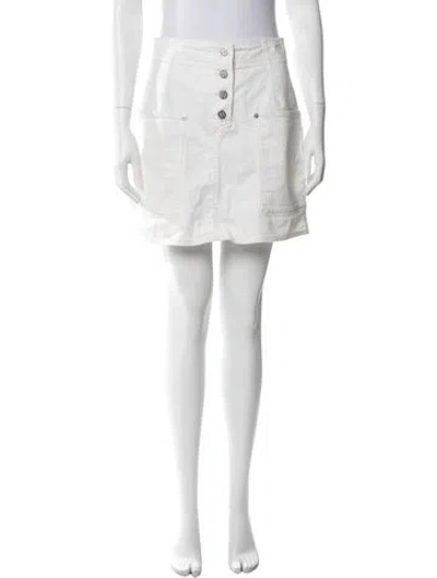 Pre-owned Baum Und Pferdgarten Mini Skirt In White