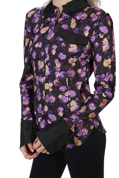 Baum Und Pferdgarten Mirinda Shirt In Paris Flower Purple