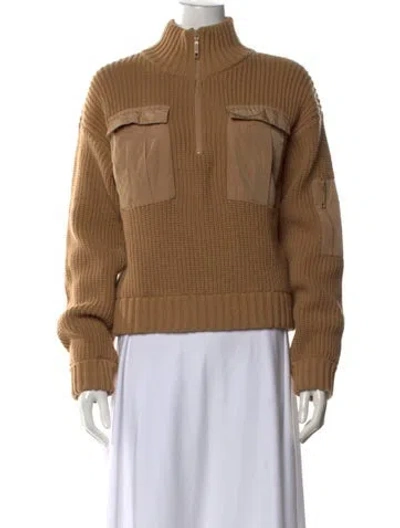 Pre-owned Baum Und Pferdgarten Mock Neck Sweater In Brown