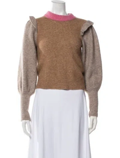Pre-owned Baum Und Pferdgarten Mock Neck Sweater In Neutrals