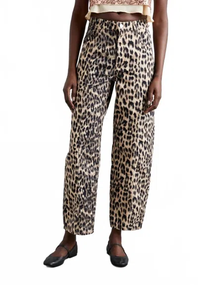 Baum Und Pferdgarten Nalana Straight Jeans In Leopard In Brown