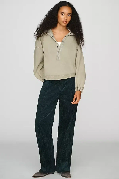 Baum Und Pferdgarten Nara 100% Cotton Corduroy Pants In Green