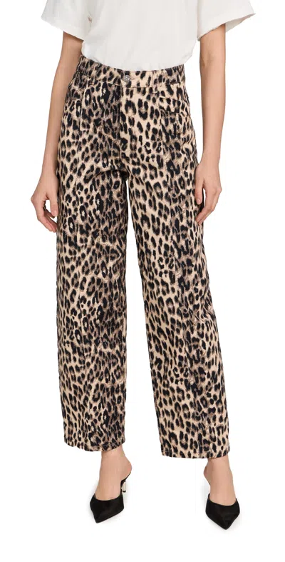 Baum Und Pferdgarten Nataly Trousers Brown Leopard In Neutrals