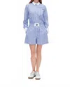 Baum Und Pferdgarten Natie Shorts In Wedge Blue Stripe In Multi