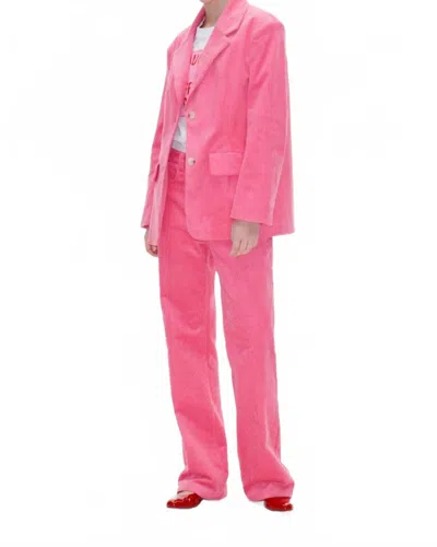 Baum Und Pferdgarten Nelly Cord Straight Leg Trousers In Rose In Pink