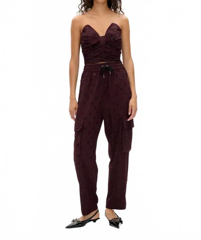 Baum Und Pferdgarten Nemu Pant In Deep Burgundy In Brown