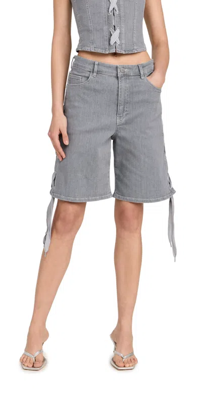 Baum Und Pferdgarten Neo Shorts Grey Worn Out Denim