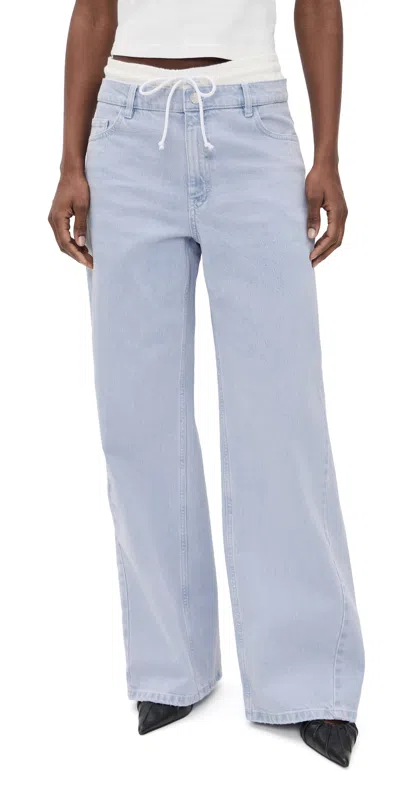 Baum Und Pferdgarten Nicolina Jeans Light Denim Rinse In Blue