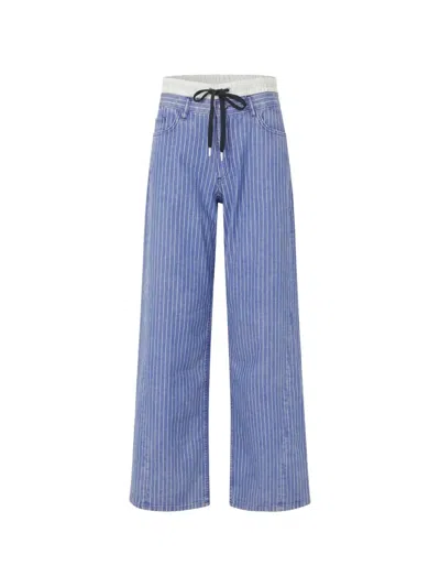 Baum Und Pferdgarten Nicolina Pinstriped Jeans In Blue