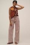 Baum Und Pferdgarten Ninie High-rise Wide-leg Tie-waist Jeans In Pink