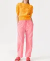 Baum Und Pferdgarten Nipo Straight Leg Pants In Pink In Pink