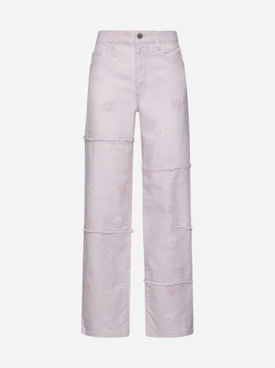 Baum Und Pferdgarten Noelle Graffiti Print Jeans In Pink