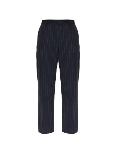 Baum Und Pferdgarten Noemie Pinstripe Trousers In Blue