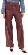 Baum Und Pferdgarten Nuvin Pants Madder Brown In Madder Brown