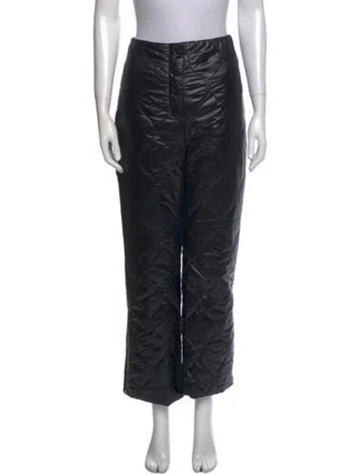 Pre-owned Baum Und Pferdgarten Nylon Wide Leg Pants In Black