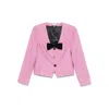 Baum Und Pferdgarten Bow-detailing Jacket In Pink